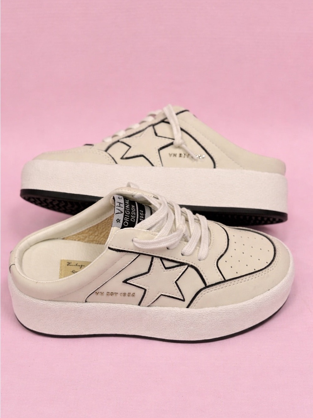 Vintage Havana Cream Platform Star Sneakers